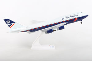 SKYMARKS BRITISH 747-400 1/200 W/GEAR LANDOR