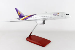 SKR8901 SKYMARKS SUPREME THAI 787-8 1/100 W/WOOD STAND & GEAR - SkyMarks Models