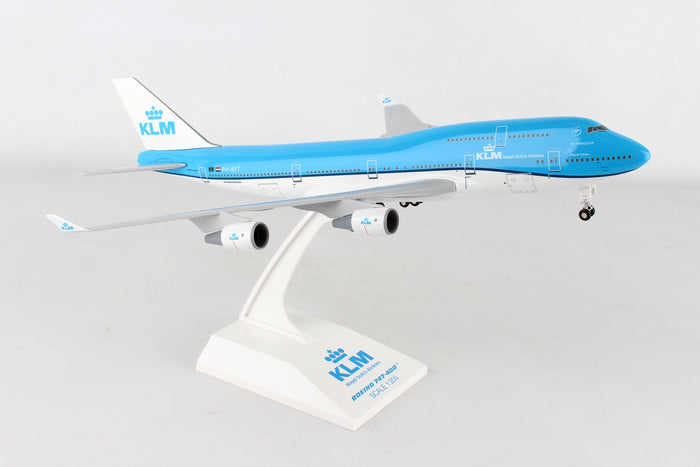 SKYMARKS KLM 747-400 1/200 W/GEAR NEW LIVERY