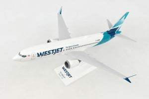 SKR994 SKYMARKS WESTJET 737MAX8 1/130 NEW LIVERY - SkyMarks Models