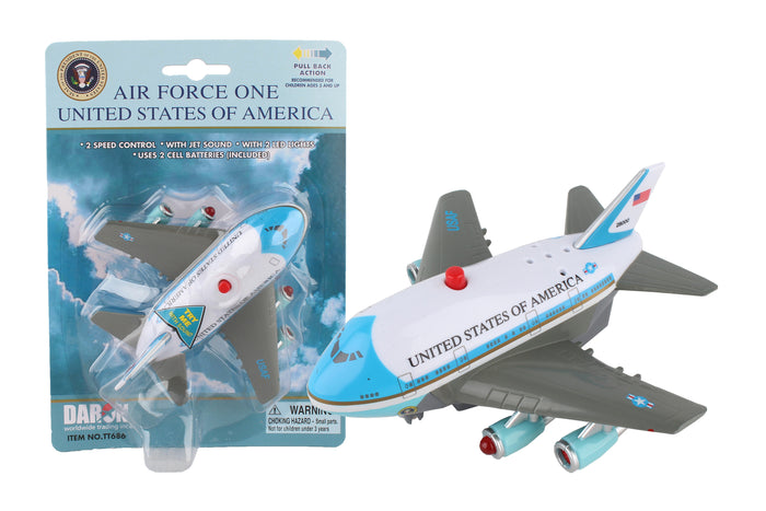 AIR FORCE ONE PULLBACK W/LIGHT & SOUND